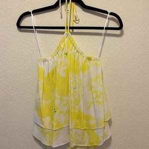 Yellow Halter Blouse